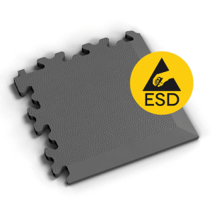 Narożniki Fortelock Industry 145 × 145 mm - ESD Graphite - Skóra