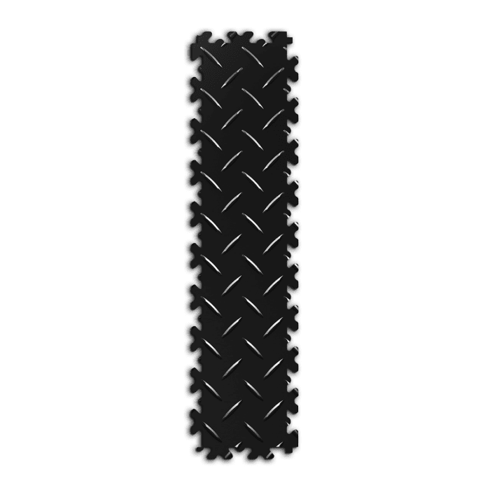 Vytyčovací pás Fortelock Industry Ultra - úzká dlaždice 128,5 × 510,5 mm - Black - Diamant