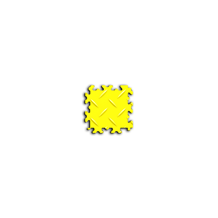 Vytyčovací pás Fortelock Industry Ultra - roh 128,5 × 128,5 mm - Yellow - Diamant