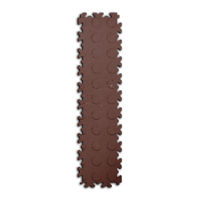 Vytyčovací pás Fortelock Industry Ultra - úzká dlaždice 128,5 × 510,5 mm - ECO Classic Brown - Penízky
