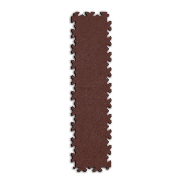 Vytyčovací pás Fortelock Industry - úzká dlaždice 128,5 × 510,5 mm - ECO Classic Brown - Kůže