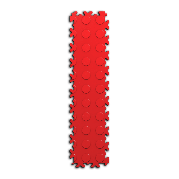 Vytyčovací pás Fortelock Industry - úzká dlaždice 128,5 × 510,5 mm - Rosso Red - Penízky