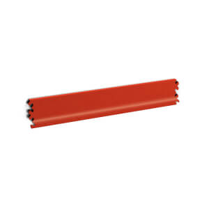 Listwa podlogowa Fortelock Industry, Industry Ultra 510,5 × 100 mm - Rosso Red - Skóra