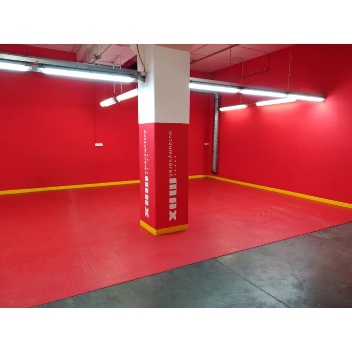 Dlaždice Fortelock Industry - Rosso Red - Kůže