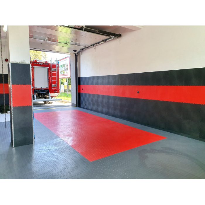 Dlaždice Fortelock Industry - Rosso Red - Kůže