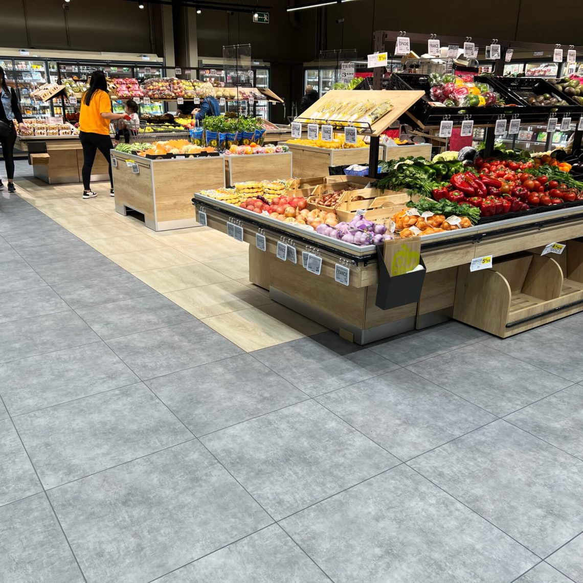 PVC podlaha pro obchodní centrum